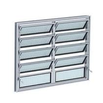 Vitro basculante 80x120 2 secao aluminio brilhante