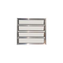 Vitro Basculante 80x40 Alumínio Brilhante Linha 25