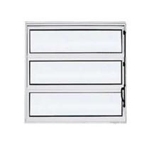 Vitro basculante 80x60 1 secao aluminio branco