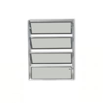 Vitro basculante 80x60 1 secao aluminio brilhante