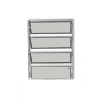 Vitro basculante 80x80 1 secao aluminio brilhante Vitro basculante 80x80 1 secao aluminio brilhante