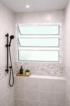 Vitro Basculante Alumínio Branco 1 Seção 60X80 Brecorimo