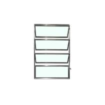 Vitro Basculante Alumínio Brilhante 1 Seção 80 X 60 Linha Esmeralda Brecorimo