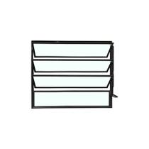 Vitro Basculante Alumínio Preto 1 Seção 80 X 100 Linha Esmeralda Brecorimo