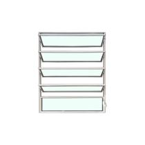 Vitro Basculante Branco 100 X 80 Vidro Liso