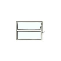 Vitro Basculante Branco 40 X 60 Vidro Liso