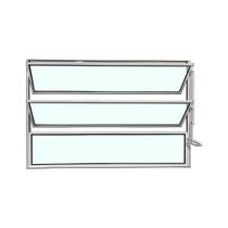 Vitro Basculante Branco 60 X 80 Vidro Liso Vitro Basculante Branco 60 X 80 Vidro Liso