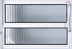 Vitro Basculante de Alumínio 0,40 X 0,60 Linha All Modular Cor Branco