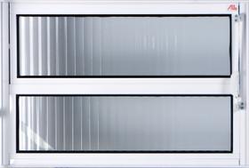 Vitro Basculante de Alumínio 0,80 X 1,00 Linha All Modular Cor Branco