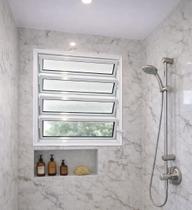 Vitro Basculante de Alumínio Branco 80X100 Linha 25