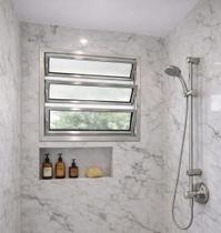 Vitro Basculante de Alumínio Brilhante 60x40 Linha 25 Jade Vitro Basculante de Alumínio Brilhante 60x40 Linha 25 Jade