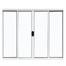 Vitrô Branco 4 Folhas Sem Bandeira e Sem Grade 1 x 1,2 Metros - JANELLOT