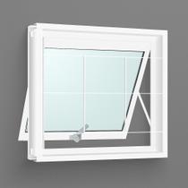 Vitro Max Ar 80x60 Aço Branco C/grade e Vidro R-120- Branco