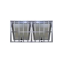 Vitro Maxim Ar 2 Seções Com Grade Alumínio Brilhante 60x120 Linha 25 Jade