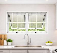Vitro Maxim Ar 2 Seções com grade Branco 80x120 Linha 25 Jade Vitro Maxim Ar 2 Seções com grade Branco 80x120 Linha 25 Jade