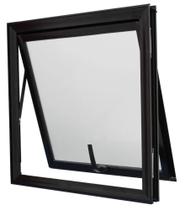 Vitro maxim ar 60 a x 80 l aluminio preto vidro mini-boreal linha 25 premium