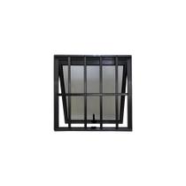 Vitro Maxim Ar Alumínio Com Grade Preto 40x60 Linha 25 Jade Brecorimo