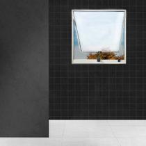 Vitro Maxim Ar de Alumínio 60 x 60 Linha Modular Vidro Mini-Boreal Branco Esquadrias Bergamo