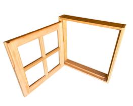 Vitrô Maxim Ar Madeira Maciça 60x60cm Banheiro Completa Guarnição Vitrô Maxim Ar Madeira Maciça 60x60cm Banheiro Completa Guarnição