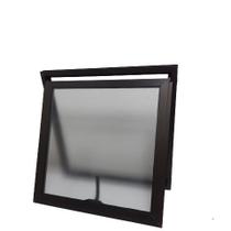 Vitro para Banheiro Alum. Bronze 60x60 c/Vidro Vitro para Banheiro Alum. Bronze 60x60 c/Vidro