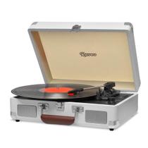 Vitrola Chrome Sand Raveo Sonetto com Usb e Bluetooth, Bivolt