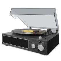 Vitrola Raveo Preta Studio Black Bluetooth Grava Reproduz FM