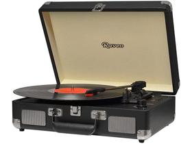 Vitrola Raveo Sonetto Chrome BT/USB/AUX preta
