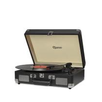 Vitrola Raveo Sonetto Chrome BT/USB/AUX preta