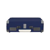 Vitrola Raveo Sonetto Chrome Navy Azul Escuro Disco E Usb
