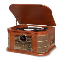 Vitrola Raveo Spazio K7, FM, Vinil, Cd e Bluetooth Bivolt