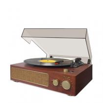 Vitrola raveo studio brown 20w bluetooth e usb