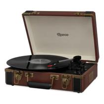 Vitrola Raveo Volare Sonetto Marrom BT USB Reproduz e Grava MP3