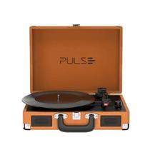 Vitrola Retrô Berry Pulse SP364 Suitcase Com Bluethooth Bivolt Marrom - Multilaser