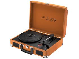 Vitrola Retrô Berry Pulse SP364 Suitcase Com Bluethooth Bivolt Marrom - Multilaser Vitrola Retrô Berry Pulse SP364 Suitcase Com Bluethooth Bivolt Marrom - Multilaser