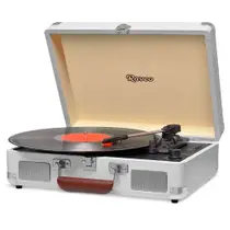 Vitrola Sonetto Chrome Raveo Usb Sand Cor Areia Bivolt