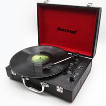 Vitrola Toca Disco Vinil Retrô Antiga Usb Bluetooth Bivolt Amvox Vintage