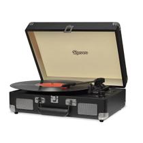Vitrola Toca Discos De Vinil Lps Raveo Preta Usb E Bluetooth Vitrola Toca Discos De Vinil Lps Raveo Preta Usb E Bluetooth