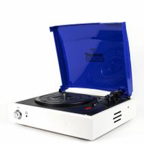 Vitrola Toca Discos Treasure - Blue Royal / White - com software de gravação para MP3 - echovintage
