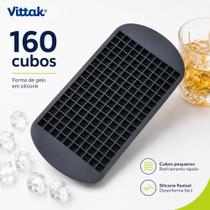 Vittak Forma De Gelo Silicone Mini Cubos 160 Furos Pequenos Drink Bar Whisky Vittak Forma De Gelo Silicone Mini Cubos 160 Furos Pequenos Drink Bar Whisky