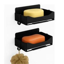 Vittak Kit 2 Porta Sabonete Duplo de Parede para Banheiro, Cozinha e Lavabo Vittak Kit 2 Porta Sabonete Duplo de Parede para Banheiro, Cozinha e Lavabo