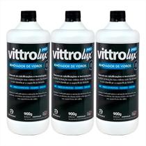 Vittrolux Pro Restauração Perfeita Vidro Removedor Sujeiras 900G Kit C/ 3