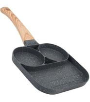 VITX Frigideira Antiaderente 3 em 1 Para Ovos Omelete Hamburguer Pratica e Eficiente Muito Facil Par