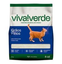 Viva Verde Areia Higiênica para Gatos Graõs Finos 4kg