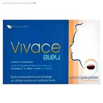 Vivace Bleu com 30 Cápsulas Luteína, Zeaxantina, Vitamina C, Vitamina E, Zinco, Cobre - Valeant