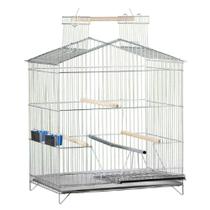 Viveiro Calopsita e Papagaio Triplex Prata - Gaiolas Londrina (P072)