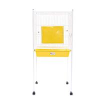 Viveiro Monaco Mini Malha Fina para Pássaros Amarelo