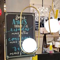 Vivendi Pendente Viv5041 1lamp G9 Ouro Velho