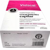 Viviscal Mulheres Suplemento Crescimento Cabelo 180caps