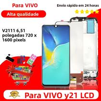 Vivo Y21S Y21 Substituição De Tela LCD IPS Touch Digitador Assembléia V2110 V2111 Moldura De