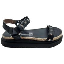 Vizzano sandalia flatform papete strass feminino